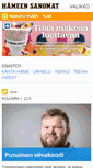 Mobile Screenshot of hameensanomat.fi